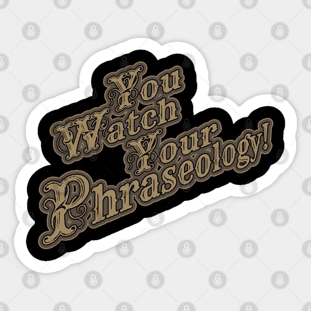 Phraseology Sticker by Veraukoion